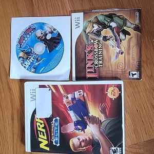 Three wii games